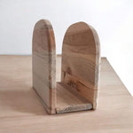 Wooden Napkin Holder | 9mm Pine, Natural & Walnut Finish | Handmade Minimalist Table Decor | WoodEnzo