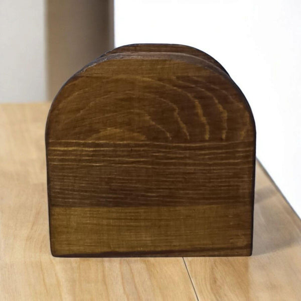 Wooden Napkin Holder | 9mm Pine, Natural & Walnut Finish | Handmade Minimalist Table Decor | WoodEnzo