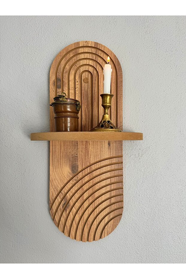 Decorative Wall Shelf 42x20cm | Floating Shelf | WoodEnzo - WoodEnzo