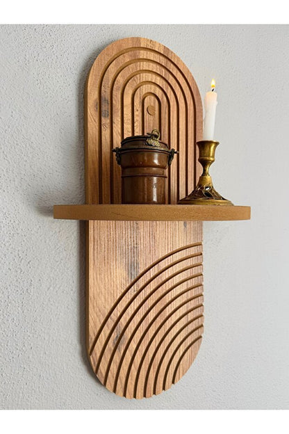 Decorative Wall Shelf 42x20cm | Floating Shelf | WoodEnzo - WoodEnzo
