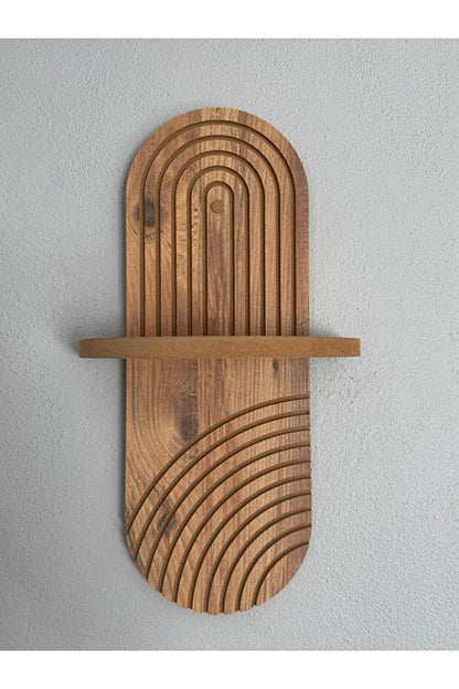 Decorative Wall Shelf 42x20cm | Floating Shelf | WoodEnzo - WoodEnzo