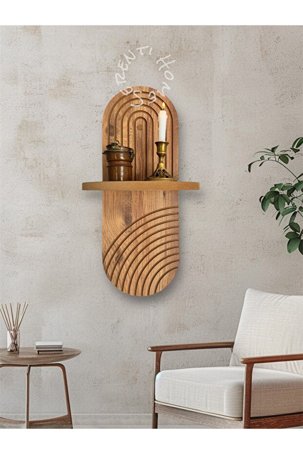 Decorative Wall Shelf 42x20cm | Floating Shelf | WoodEnzo - WoodEnzo