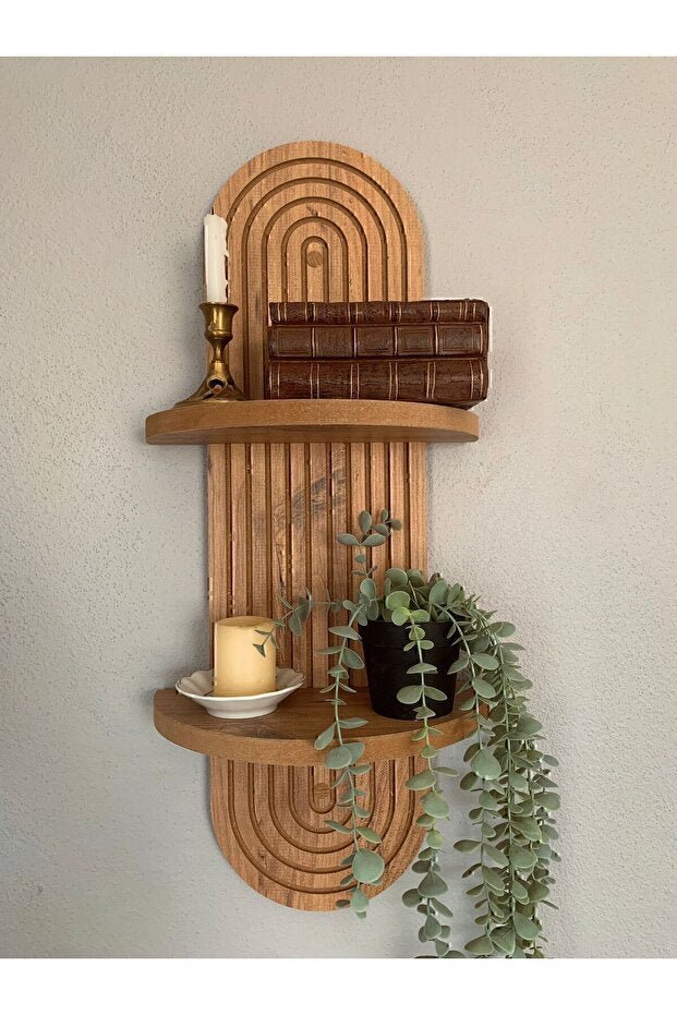 Decorative Wall Shelf Large 70x20cm | Floating Display Shelf | WoodEnzo - WoodEnzo