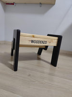 Montessori Wooden Step Stool for Kids – 40 kg Safety Rated – Non-Toxic Finish – Solid Pine