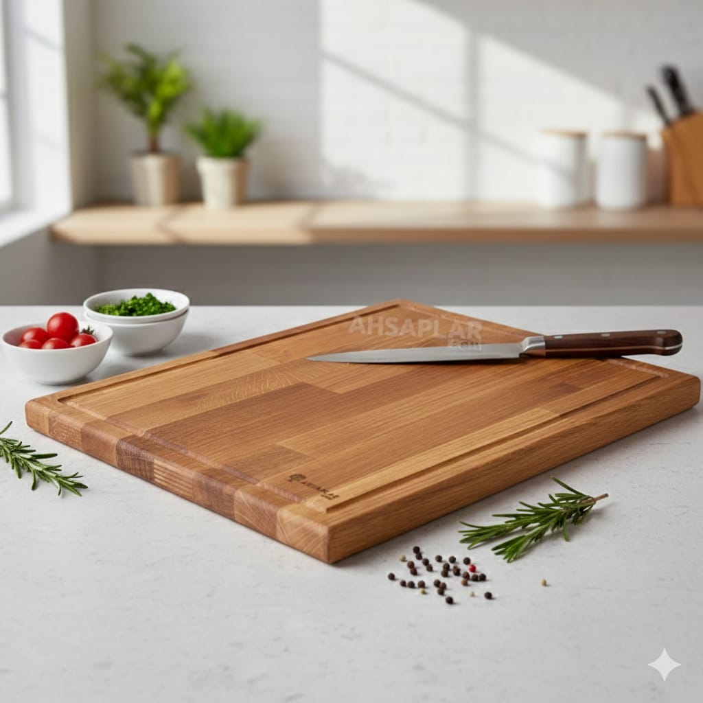 Giant Oak Cutting Board 40x50cm | Premium Unfinished Wood | WoodEnzo - WoodEnzo