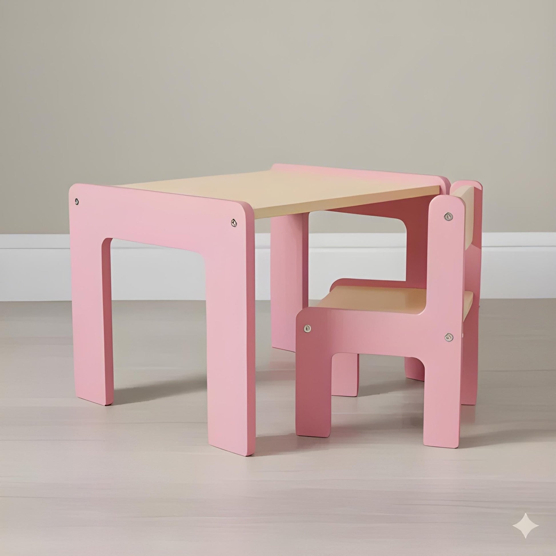 Handmade Montessori Activity Table and Chair Set | Solid Wood | WoodEnzo - WoodEnzo