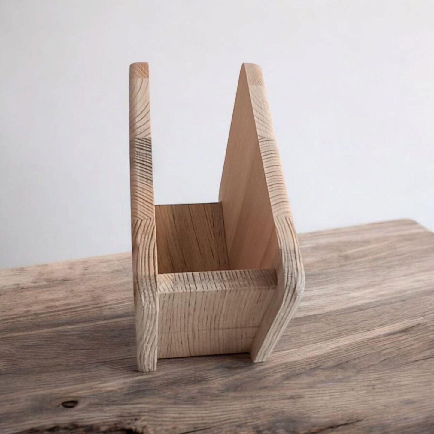 Wooden Napkin Holder | Walnut Finish Pine 9mm | Handmade | WoodEnzo - WoodEnzo