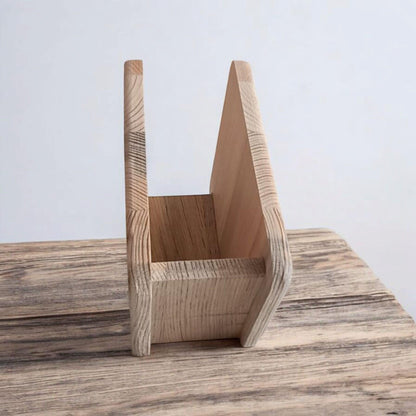 Wooden Napkin Holder | Walnut Finish Pine 9mm | Handmade | WoodEnzo - WoodEnzo