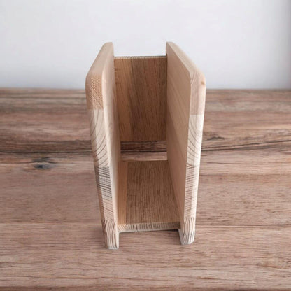 Wooden Napkin Holder | Walnut Finish Pine 9mm | Handmade | WoodEnzo - WoodEnzo