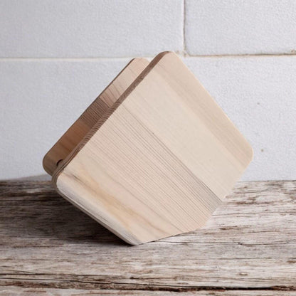 Wooden Napkin Holder | Walnut Finish Pine 9mm | Handmade | WoodEnzo - WoodEnzo