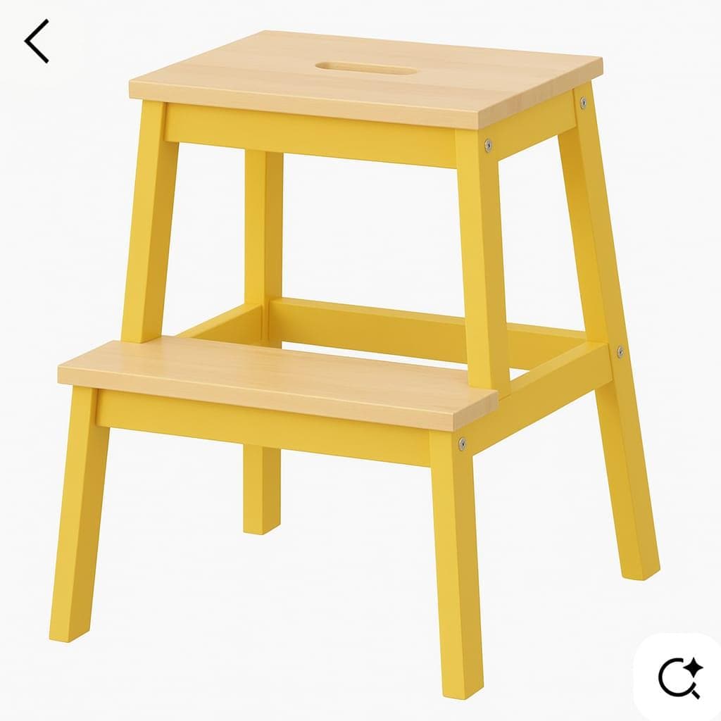 Wooden Step Stool 2 - Step | Solid Pine 100kg Capacity | Handmade | WoodEnzo - WoodEnzo