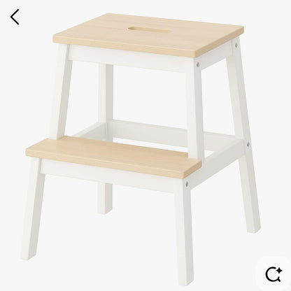 Wooden Step Stool 2 - Step | Solid Pine 100kg Capacity | Handmade | WoodEnzo - WoodEnzo